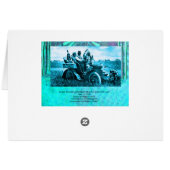 APPARATEN EN GERONIMO DIE EEN MOTORAUTO BESTUDEREN (Achterkant Horizontaal)