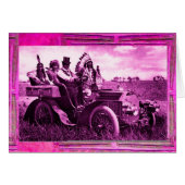 APPARATEN EN GERONIMO DIE EEN MOTORAUTO BESTUDEREN (Voorkant Horizontaal)