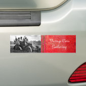 APPARATEN EN GERONIMO DIE EEN MOTORAUTO BESTUDEREN BUMPERSTICKER (Op auto)
