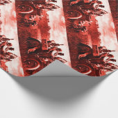 APPARATEN EN GERONIMO DIE EEN MOTORAUTO BESTUDEREN CADEAUPAPIER (Hoek)