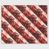 APPARATEN EN GERONIMO DIE EEN MOTORAUTO BESTUDEREN CADEAUPAPIER (Vlak)