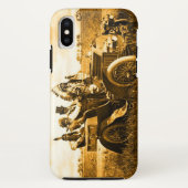 APPARATEN EN GERONIMO DIE EEN MOTORAUTO BESTUDEREN Case-Mate iPhone CASE (Achterkant)