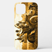 APPARATEN EN GERONIMO DIE EEN MOTORAUTO BESTUDEREN Case-Mate iPhone CASE (Achterkant)