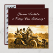 APPARATEN EN GERONIMO DIE EEN MOTORAUTO BESTUDEREN KAART (Voorkant / Achterkant)