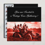 APPARATEN EN GERONIMO DIE EEN MOTORAUTO BESTUDEREN KAART (Voorkant / Achterkant)