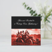 APPARATEN EN GERONIMO DIE EEN MOTORAUTO BESTUDEREN KAART (Staand voorkant)