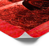 APPARATEN EN GERONIMO DIE EEN MOTORAUTO BESTUDEREN POSTER (Hoek)