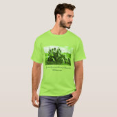 APPARATEN EN GERONIMO DIE EEN MOTORAUTO BESTUDEREN T-SHIRT (Voorkant volledig)