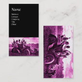 APPARATEN EN GERONIMO DIE EEN MOTORAUTO BESTUDEREN VISITEKAARTJE (Voorkant / Achterkant)