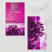 APPARATEN EN GERONIMO DIE EEN MOTORAUTO BESTUDEREN VISITEKAARTJE (Voorkant / Achterkant)