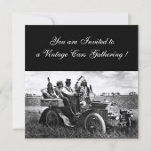 APPARATEN EN GERONIMO DIE EEN MOTORAUTO BESTUREN,c Kaart (Voorkant)