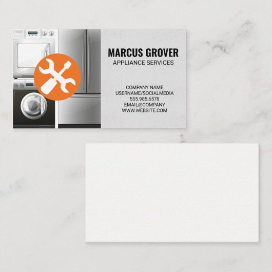 Apparaten | Hardwaretools Visitekaartje (Voorkant / Achterkant)