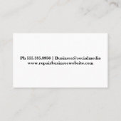 Apparaten | hersteller visitekaartje (Achterkant)