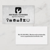 Apparaten | hersteller visitekaartje (Voorkant / Achterkant)