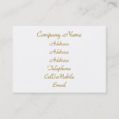 APPARATEN VISITEKAARTJE (Achterkant)