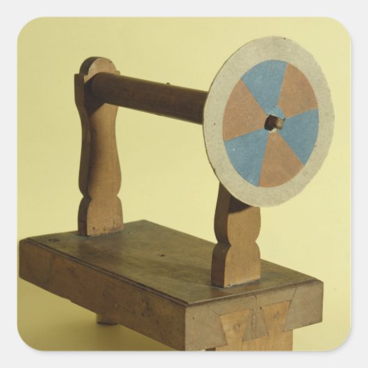 Apparatuur voor de theorie van kleuren vierkante sticker (Voorkant)