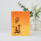Apparatuur voor elektriciteitsdistributie briefkaart (Staand voorkant)