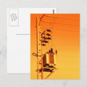 Apparatuur voor elektriciteitsdistributie briefkaart (Voorkant / Achterkant)
