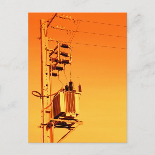 Apparatuur voor elektriciteitsdistributie briefkaart (Voorkant)