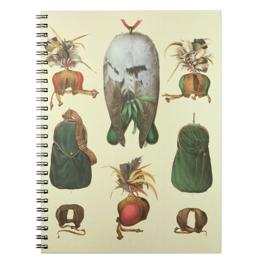 Apparatuur voor Falconry, van 'Traite de Fauconner Notitieboek (Voorkant)