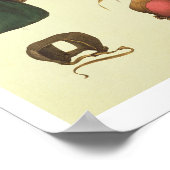 Apparatuur voor Falconry, van 'Traite de Fauconner Poster (Hoek)