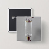 Apparatuur voor gasonderzoek vierkante button 5,1 cm (Voorkant /achterkant)