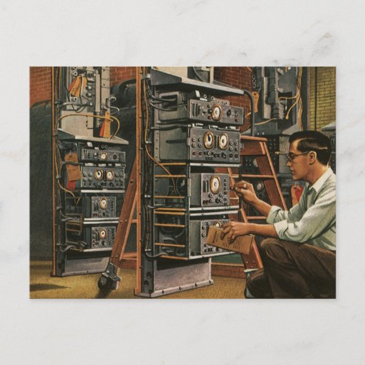  apparatuur voor het repareren van radiotechnici briefkaart (Voorkant)