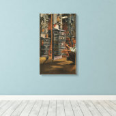 apparatuur voor het repareren van radiotechnici canvas afdruk (Insitu (Houten vloer))