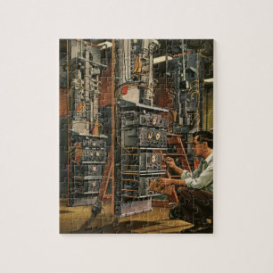 apparatuur voor het repareren van radiotechnici legpuzzel