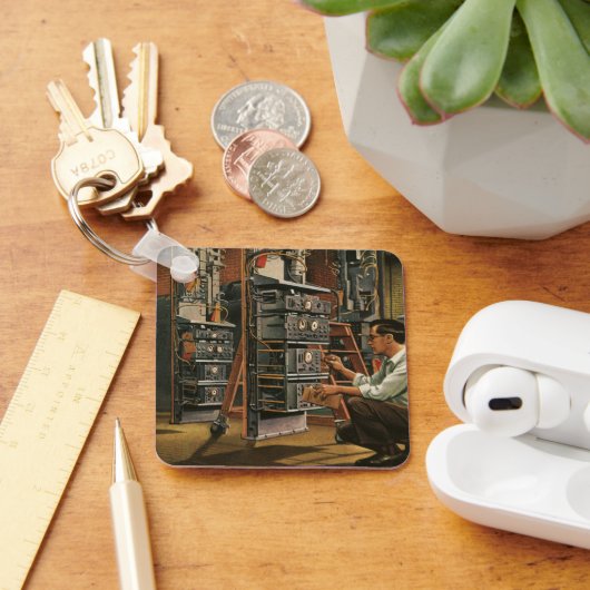  apparatuur voor het repareren van radiotechnici sleutelhanger (Bureau)