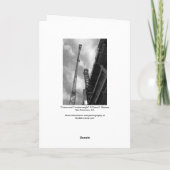 Apparatuur voor kraan- en tegengewicht bedankkaart (Achterkant)