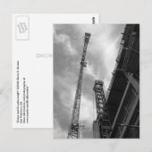 Apparatuur voor kraanbouw en tegen gewicht briefkaart (Voorkant / Achterkant)