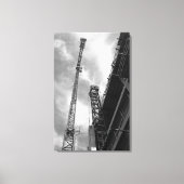 Apparatuur voor kraanbouw en tegen gewicht canvas afdruk (Voorkant)