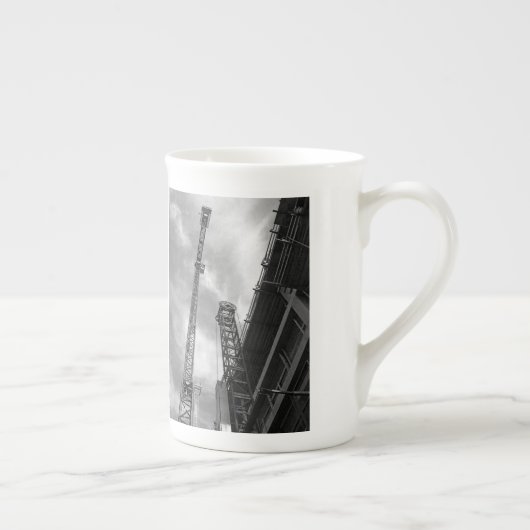 Apparatuur voor kraanbouw en tegen gewicht porselein kop (Rechts)