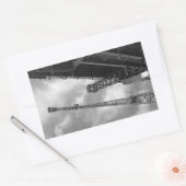 Apparatuur voor kraanbouw en tegen gewicht rechthoekige sticker (Envelop)