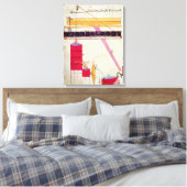 Apparatuur voor watervoorziening aan een fontein canvas afdruk (Insitu (Slaapkamer))