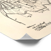 Apparel Corset 1906 Patent Art Old Peper Poster (Hoek)