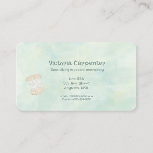 Apparel Embroidery Visitekaartje (Achterkant)