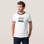 Apparel Shirt met vogelkunst (Voorkant volledig)