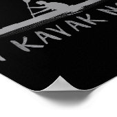 Apparently I Kayak Now Funny Kayaking Saying Kayak Poster (Hoek)