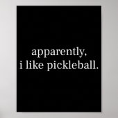 Apparently I Like Ckleball For Men Women Cool Ckle Poster (Voorkant)