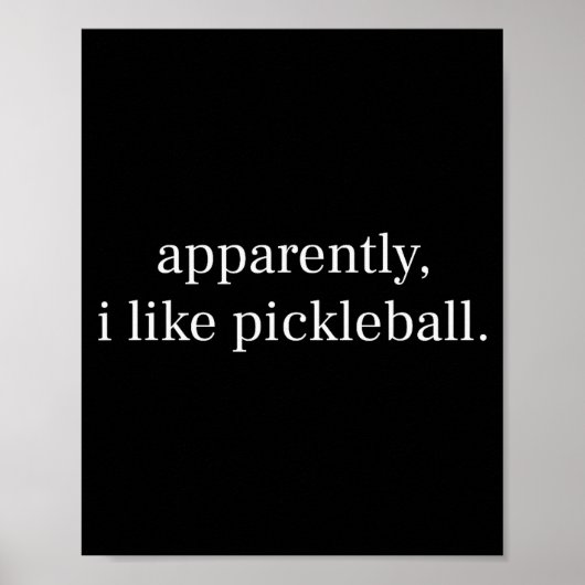 Apparently I Like Ckleball For Men Women Cool Ckle Poster (Voorkant)
