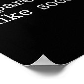 Apparently I Like Soccer Quote For Fun Everyday Ex Poster (Hoek)