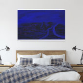 Apparition in the Sea Stretched Canvas Print (Insitu (Slaapkamer))