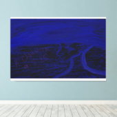 Apparition in the Sea Stretched Canvas Print (Insitu (Houten vloer))