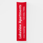 Appartement Gemeenschap Nu Leasing Telefoonnummer  Spandoek (Verticaal)