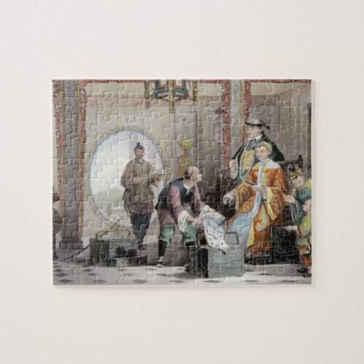 appartement in een Mandarijns huis, bij Nanking, v Legpuzzel (Horizontaal)