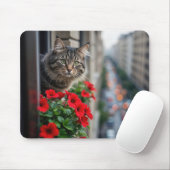 Appartement Tabby Cat In Window Muismat (Met muis)