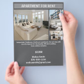  appartement te huur flyer (Hand)
