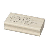 Appartement Verdieping & Huis Nummer Chic Retourad Rubberstempel (Stempel)